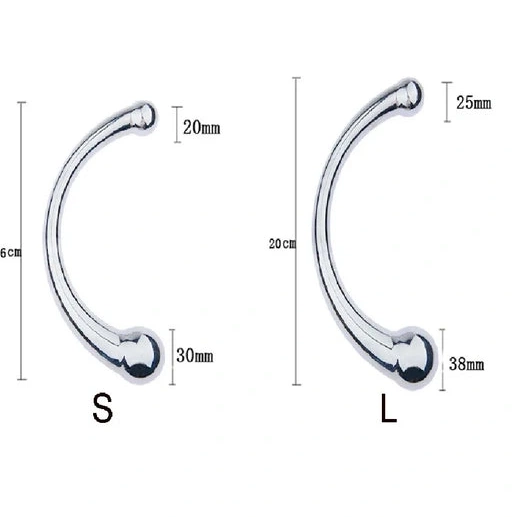 Double Hook Steel Elegant 5858 Anal Ended Stainless 0717